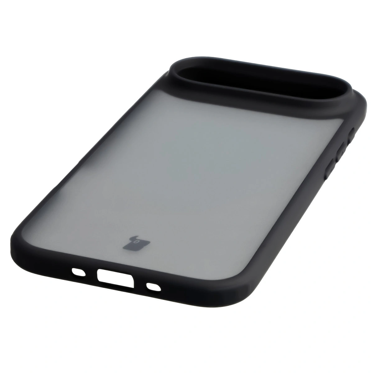 Zintegrowane przyciski, wycięcia i hybrydowy materiał w etui Bizon Case Angelo do Apple iPhone Air